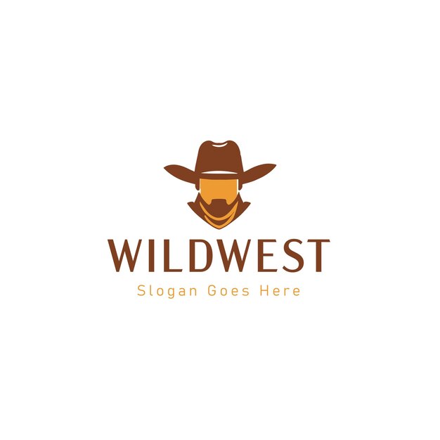 Cowboy Vector Logo Design