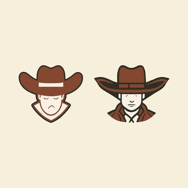 Cowboy-vectorillustratie