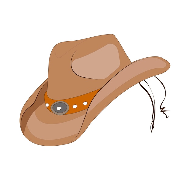 Cowboyhoed - vectorillustratie.