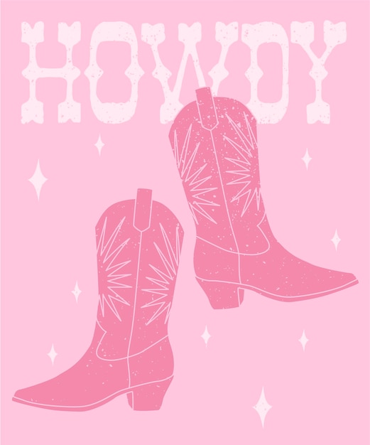 Vector cowgirl boot_05
