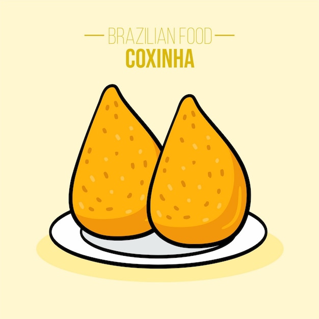 Coxinha de frango galinha цыпленок Бразильская кухня Жареный