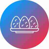 Vector coxinha icon vector image can be used for world cuisine