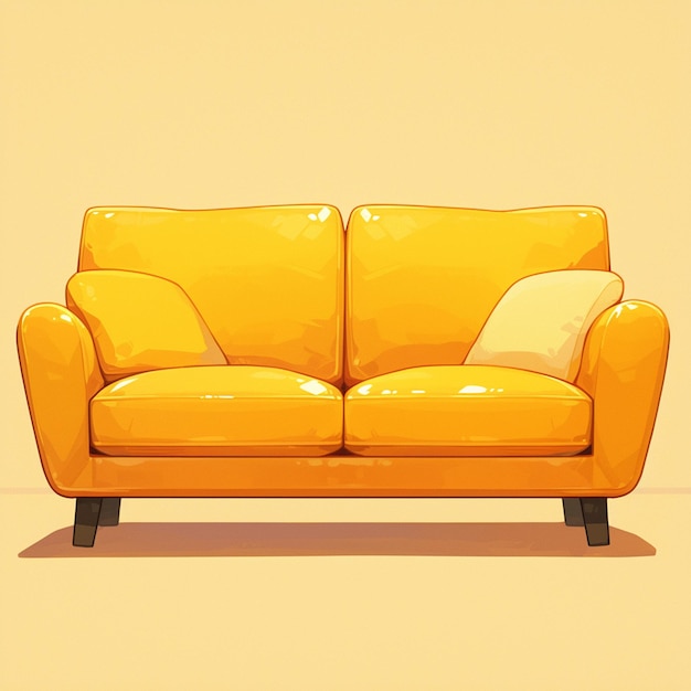 Vector cozy modular sofa for living room