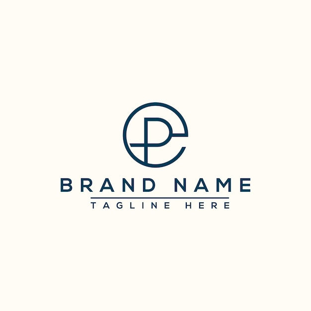 CP Logo Design Template Vector Graphic Branding Element