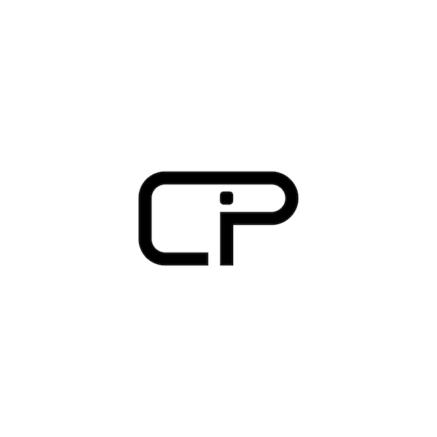CP モノグラムロゴ デザイン文字 テキスト名 シンボル モノクロロゴタイプ アルファベット文字 シンプルロゴ