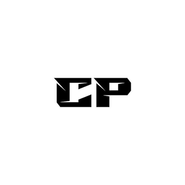 CP モノグラムロゴ デザイン文字 テキスト名 シンボル モノクロロゴタイプ アルファベット文字 シンプルロゴ