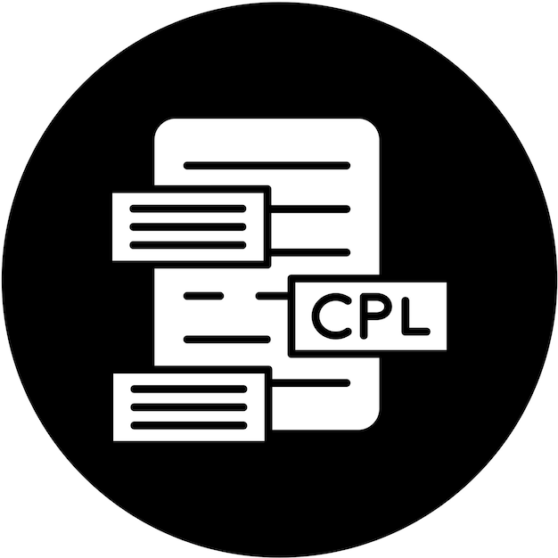 Vector cpl icon style