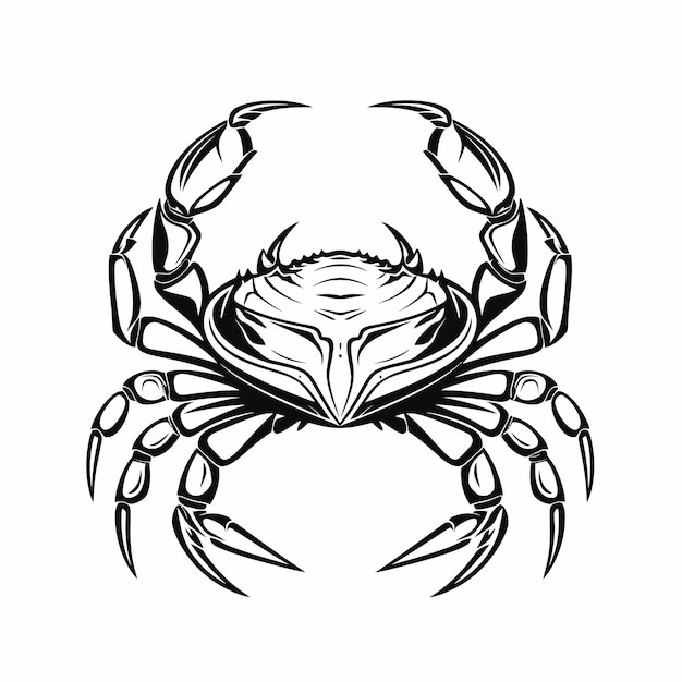 Vector crab icon