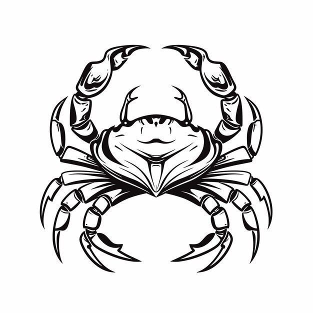 Vector crab icon