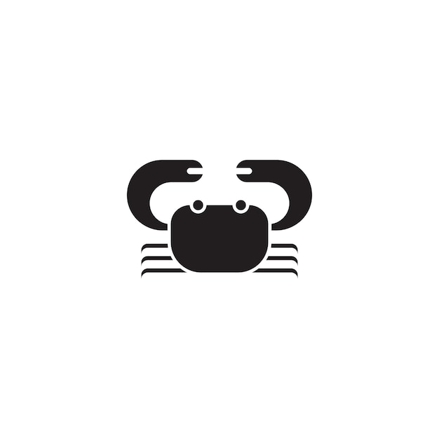 crab logo a logo that is simple and easy to remember