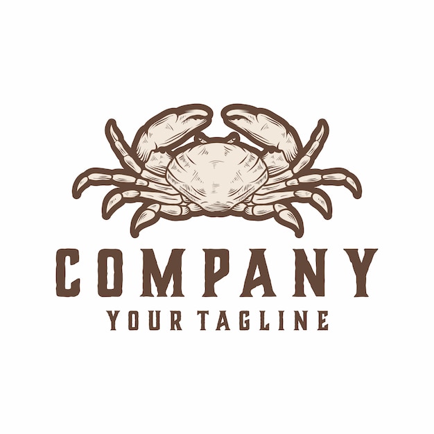 Vector crab logo vector