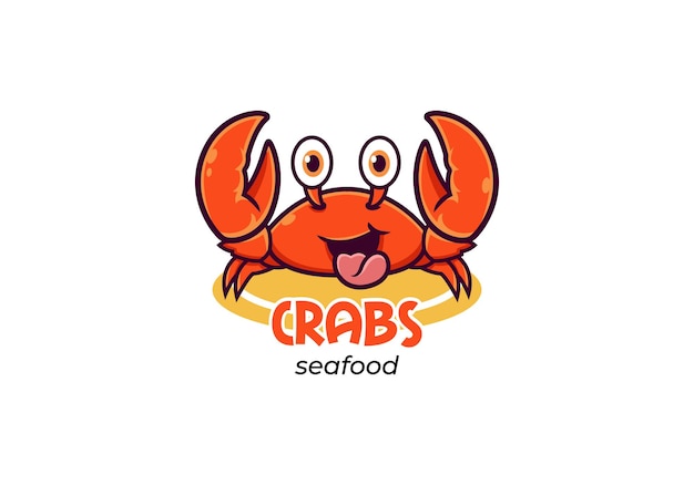 Crab mascot character