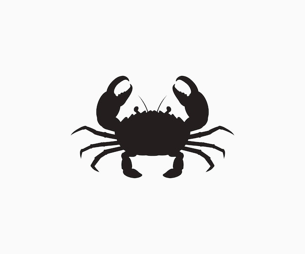 Crab vector icon Crab symbol sign in the background crab icon for web and app