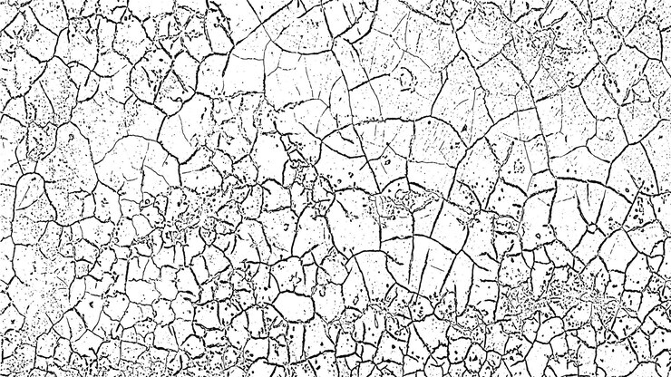 Vector a cracked wall with a broken window and a broken glass