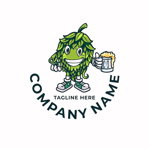 크래프트 맥주 에스포트 마스코트 로고 디자인