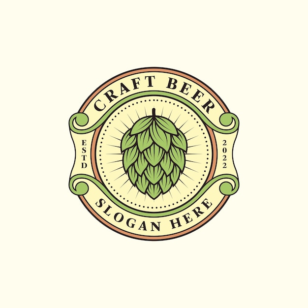 Craft Beer Retro Vintage-logo