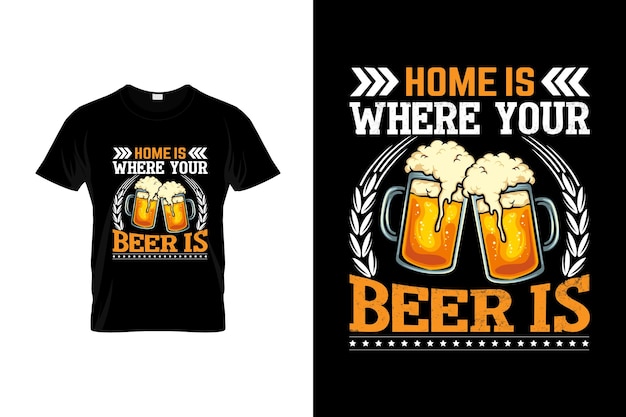 クラフトビールのtシャツのデザインまたはクラフトビールのポスターのデザインクラフトビールの引用クラフトビールのタイポグラフィ