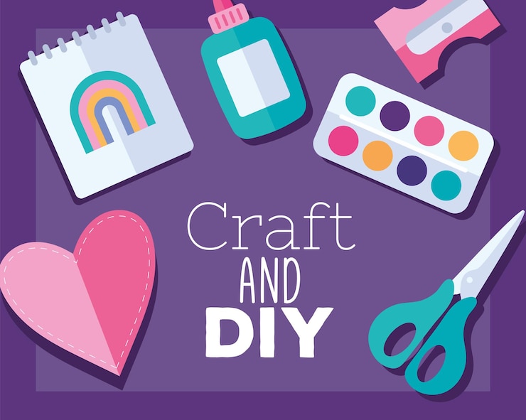 वेक्टर craft and diy lettering