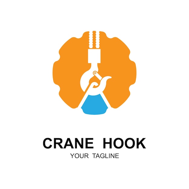 crane hook logo illustratie ontwerp bedrijf logo inspiratie