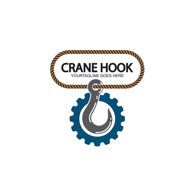 Crane hook vector illustration design