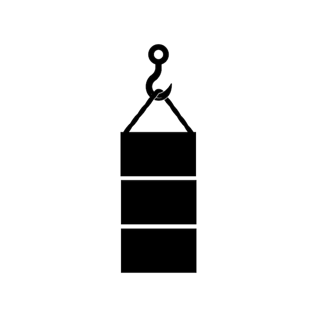 Crane icon logo vector