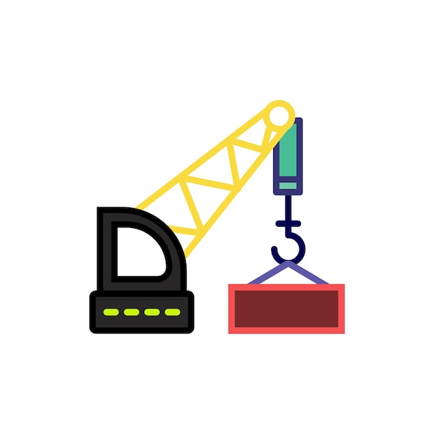 Crane icon vector design templates