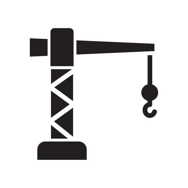 Crane icon vector on trendy design