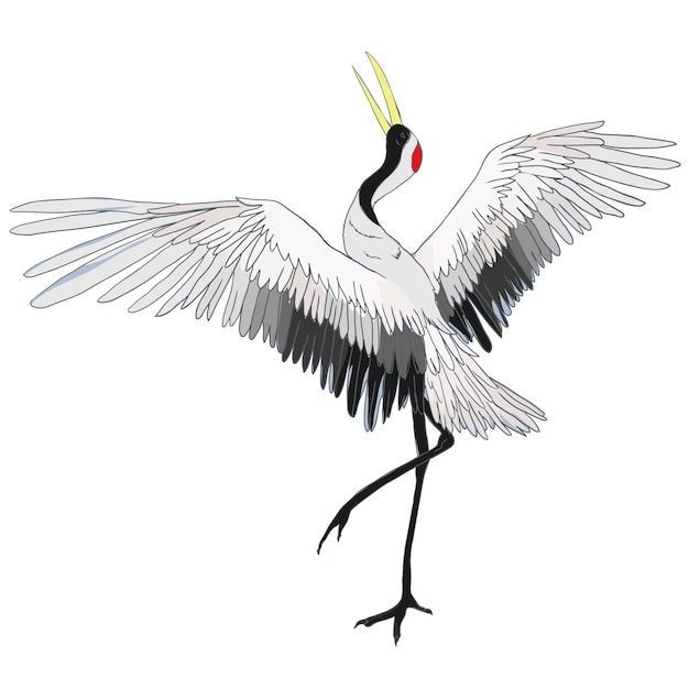 Vector crane illustration