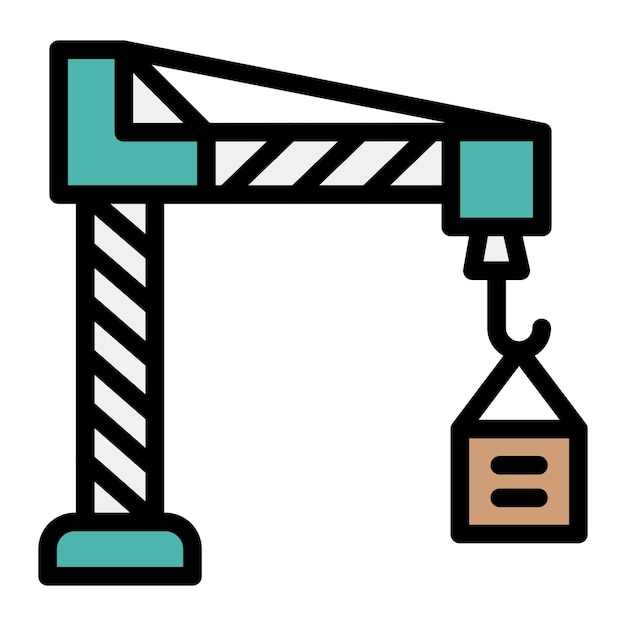 Crane Vector Icon Design Illustratie