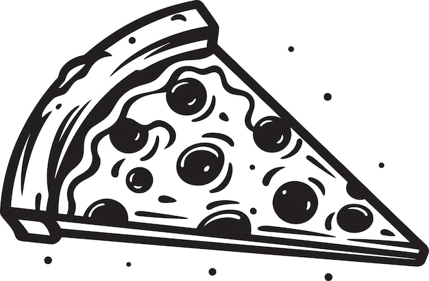 Vector crave worthy slice logo vector design irresistible pizza wedge iconic logo design