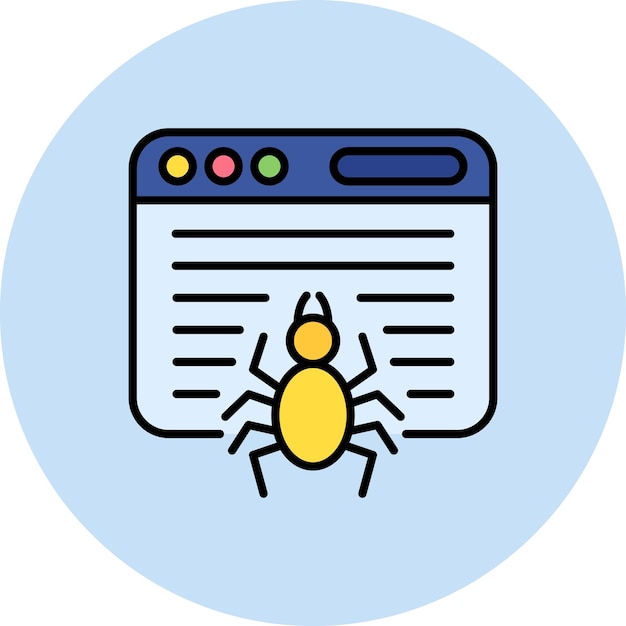Crawler Flat Illustratie