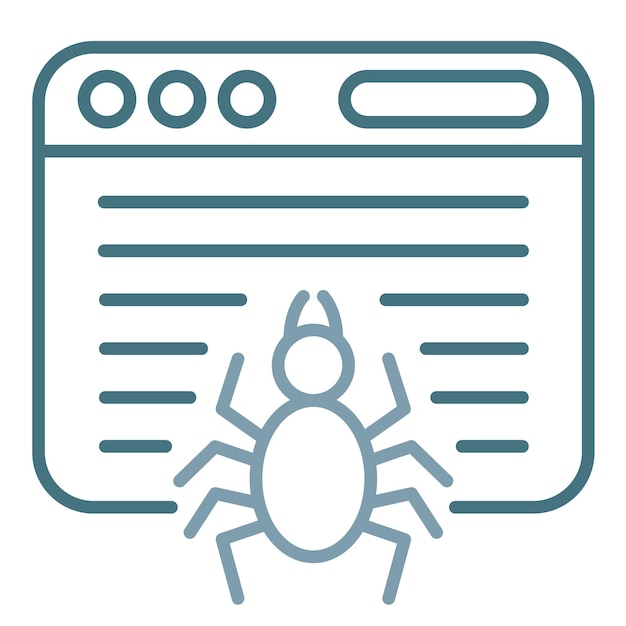 Crawler Flat Illustratie