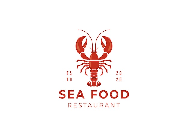 Crayfish Prawn Shrimp Lobster Claw Seafood Logo Design Inspiration