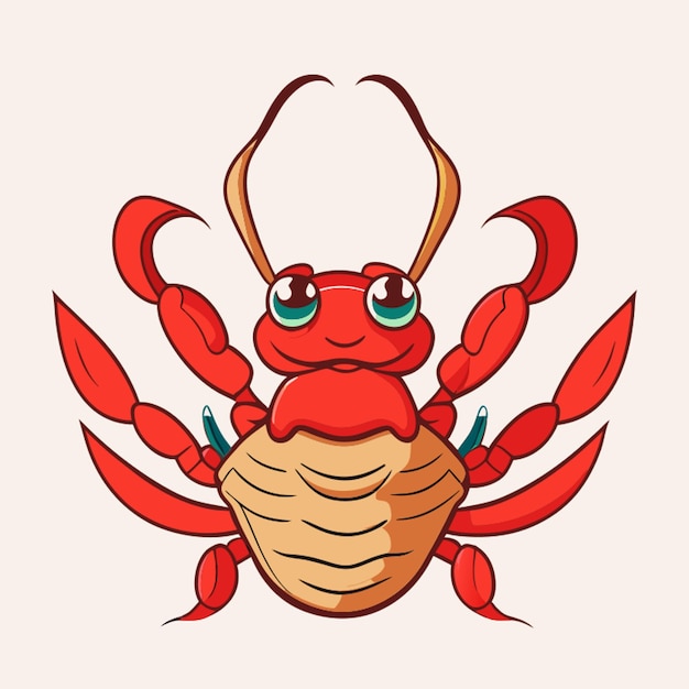 crayfish vector illustratie cartoon