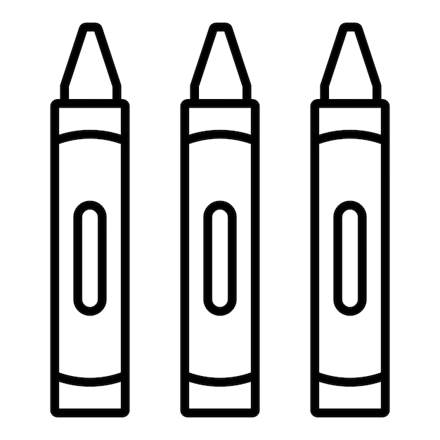 Crayons Icon Style