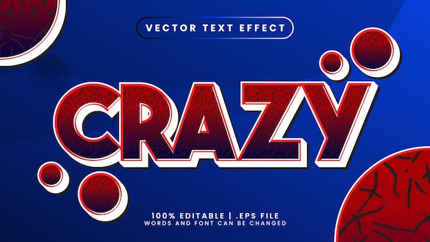 Crazy editable text effect