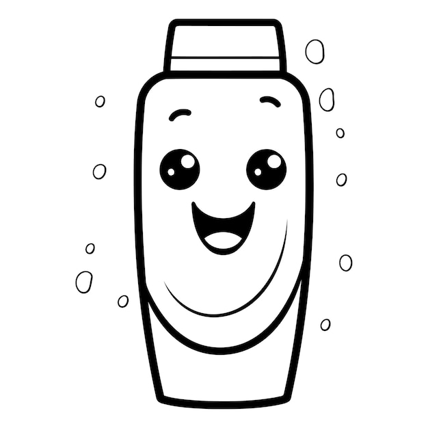 Cream bottle icon Cartoon illustration of cream bottle vector icon for web
