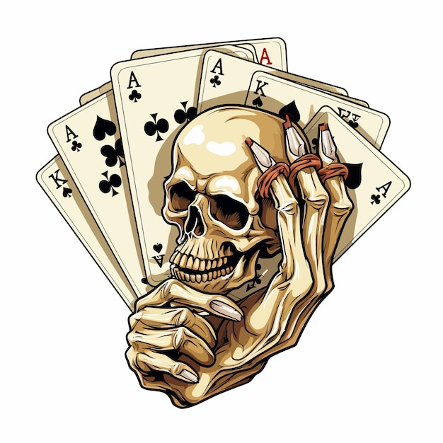 create a cool tshirt design for an poker fan