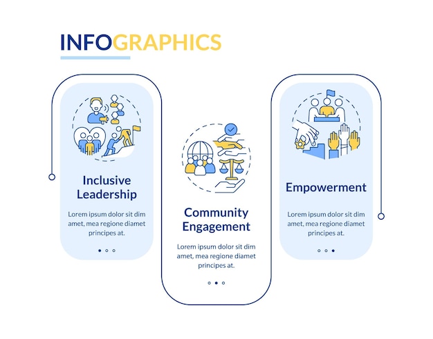 Create inclusive culture rectangle infographic template