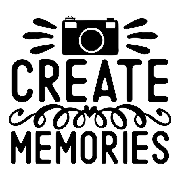 create memories SVG