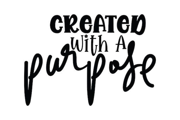 Vector created with a purpose svg