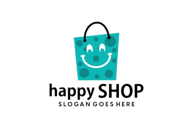 Creatief abstract modern eCommerce-logo-ontwerp Kleurrijke gradiënt online winkelen logo-sjabloon