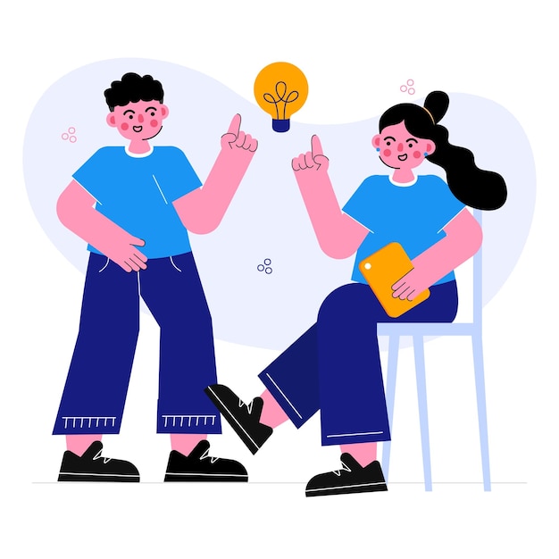 Creatief bedrijfsidee Illustratie
