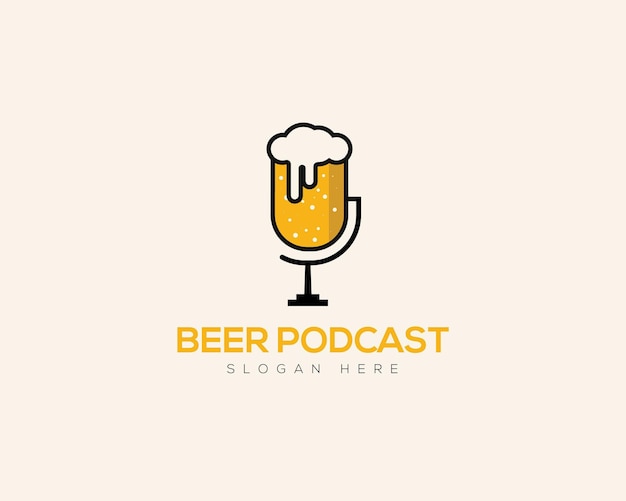 Creatief Bier Podcast Logo Ontwerp