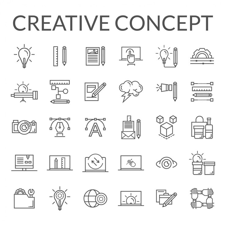 Vector creatief concept