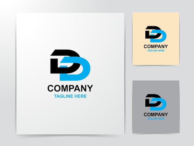 creatief dd-logo-ontwerp