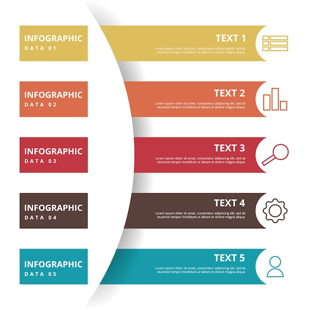 Vector creatief diagram idee business plan concept infographic element sjabloon