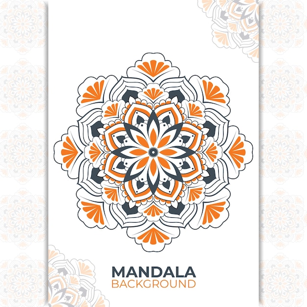 Creatief en uniek mandala-kunstontwerp
