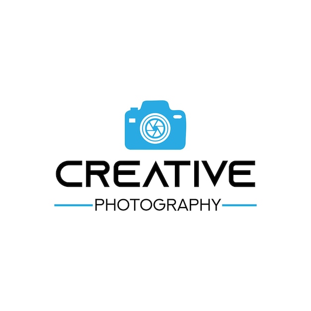 creatief fotografie logo ontwerp voor fotograaf