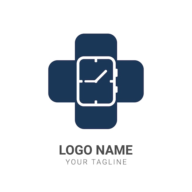 Creatief gezondheidszorgconcept Logo ontwerpsjabloon hart met vinkje in een plat ontwerp